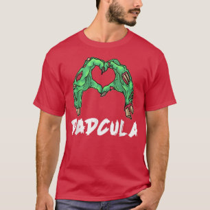 Camiseta Mens Dadcula Lazy Halloween Costume Funny Pun Mons