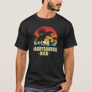 Camiseta Mens Daddysaurus Dinossaur Tsht Rex Dia Pai Fo