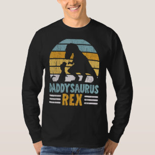 Camiseta Mens Daddysaurus Rex Fatherhood Best Pai Ever Fath
