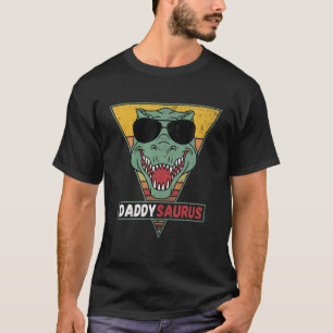 Camiseta Mens Daddysaurus T Rex Dinosaur Funny Daddysaurus