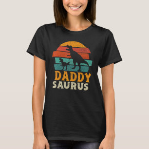Camiseta Mens Daddysaurus T Rex Dinossaur Pai Engraçado Sau