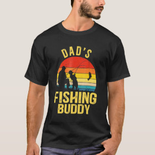 Camiseta Mens Dads Fishing Buddy For Dad