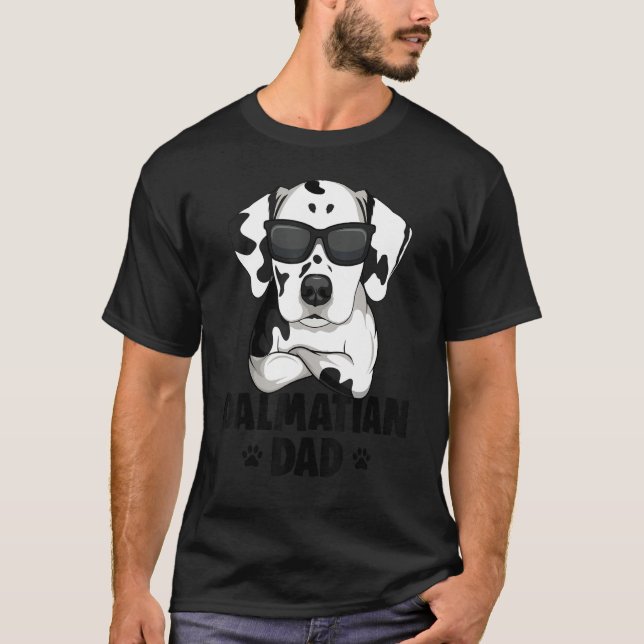 Camiseta Mens Dalmatian Dog Dad_1 (Frente)
