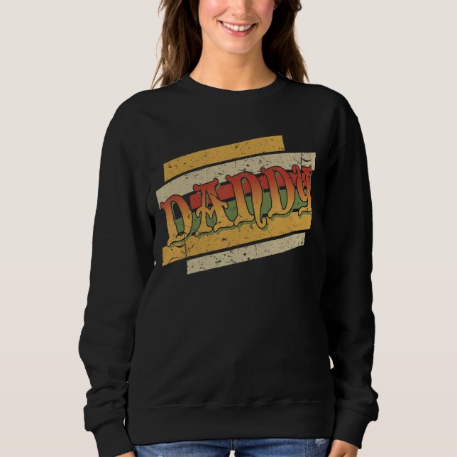 Camiseta Mens Dandy Retro Vintage Stepdad Stepdad (Frente)