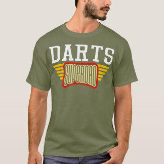 Camiseta Mens dardos presente de super-pai para um pai de d