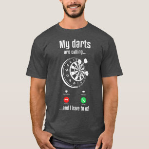 Camiseta Mens Dart Player Legal Minhas Trevas Estão Ligand