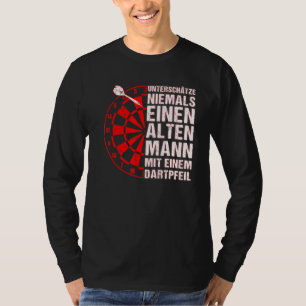 Camiseta Mens Dart Say Dart Player Avô