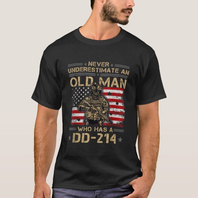 Camiseta Mens DD214 Alumni T Shirt (Frente)