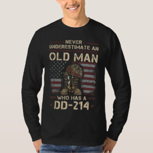 Camiseta Mens Dd 214 Alumni Veteran U S Flag Soldier Dd214