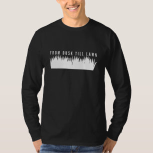 Camiseta Mens De Dusk Till Lawn Mwing Garde Paisagem