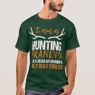 Camiseta Mens Deer Caçando Vovô Design Deerhunter 1