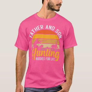 Camiseta Mens Deer Hunter Father and Son Hunting Buddies Fa