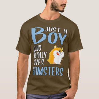 Camiseta Mens Deram Hammy Apenas Um Menino Que Realmente Am