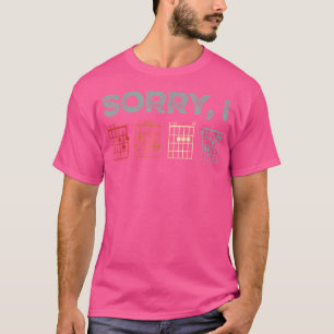 Camiseta Mens Desculpe, Dgaf Mensagem Oculta Cordas de Viol