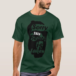 Camiseta Mens Desculpe Esta Barba É Levada Engraçada Ama de