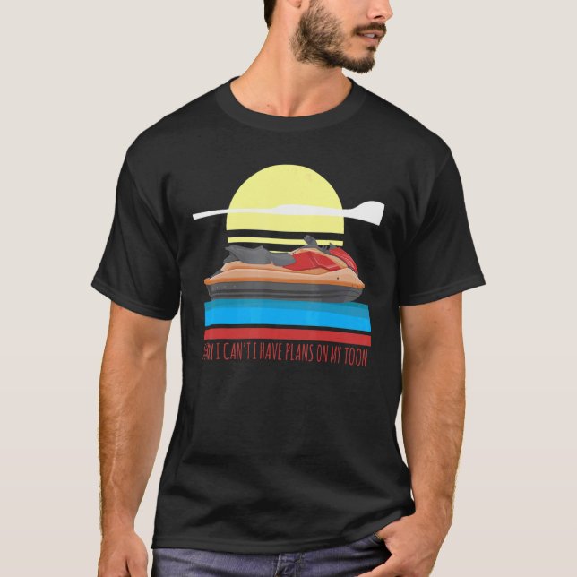 Camiseta Mens, desculpe por não ter planos no meu barco de  (Frente)