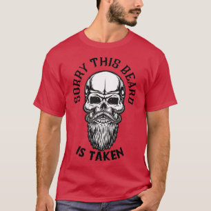 Camiseta Mens Desculpem Esta Barba Ser Feita Com Um Gráfico
