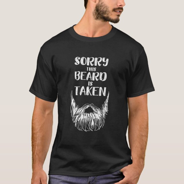 Camiseta Mens Desculpem Esta Barba Ser Levada A Camiseiros  (Frente)