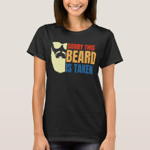 Camiseta Mens Desculpem Esta Barba Ser Levada A Homens Com