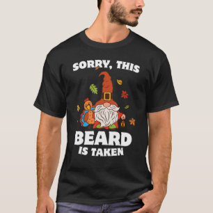 Camiseta Mens Desculpem Esta Barba Ser Levada Ao Gnomo De A