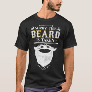 Camiseta Mens Desculpem por esta barba ser levada para o Re