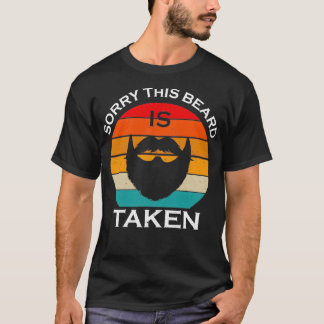 Camiseta Mens Desculpem por esta barba ser tirada 18