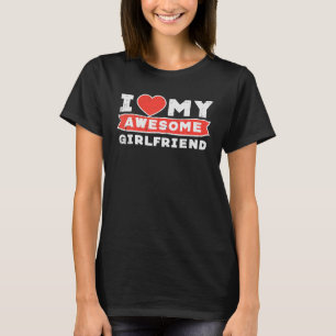 Camiseta Mens Dia de os namorados I Love My Inincrível Namo