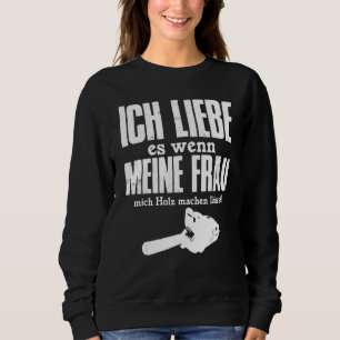 Camiseta Mens Dia de os pais Eu Amo Quando Minha Esposa Mic