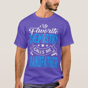 Camiseta Mens Dia de os pais Minha Química Favorita Me Cham