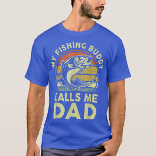 Camiseta Mens Dia de os pais Presente Meu Amigo De Pesca Me