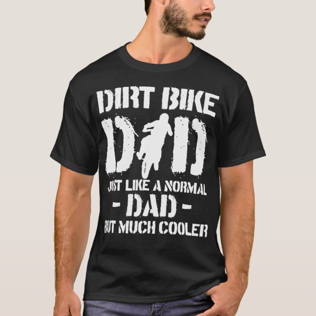 Camiseta Mens Dirt Bike Pai Biking MX Motocross (Frente)