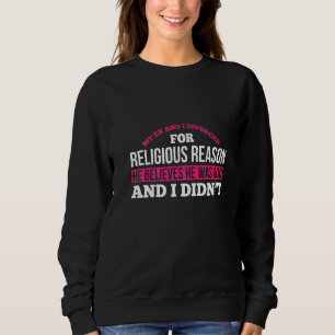 Camiseta Mens Divorciou Ele Acreditava Que Ele Era Deus E E