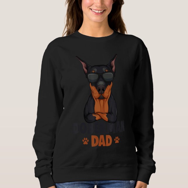 Camiseta Mens Doberman Dobie Dad Dog (Frente)