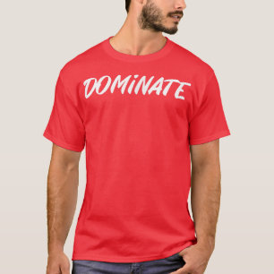 Camiseta Mens DOMINATE Malhação de Gym Workout Mot