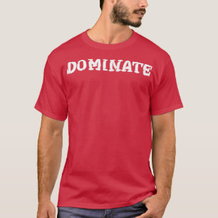 Camiseta Mens DOMINATE Malhação de Gym Workout Mot