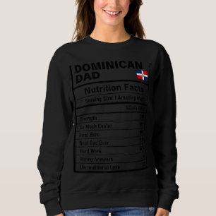 Camiseta Mens Dominicana Nutrição de Pais Fatos Dia de os p