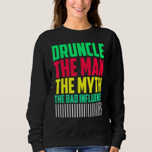 Camiseta Mens Druncle Man Mmito Influência Tio Mau