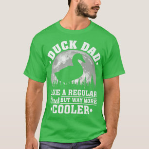 Camiseta Mens Duck Pai Como Um Pai Normal Engraçado Pai