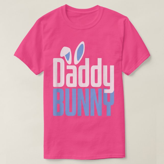 Camiseta Mens Easter Daddy Bunny Costume Funny Family Match (Frente do Design)