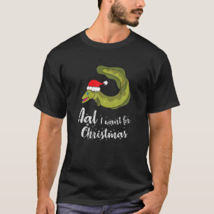 Camiseta Mens Eel Eu Quero Para O Presente De Natal