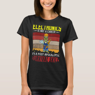 Camiseta Mens Electronics Não É Um Carreira De Eletricidade