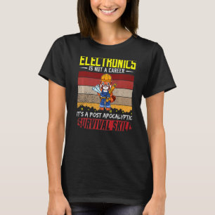Camiseta Mens Electronics Não É Um Carreira De Eletricidade