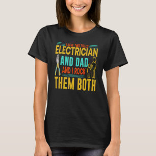 Camiseta Mens Electronics Pai E Eu Balanço Ambos Elétrica