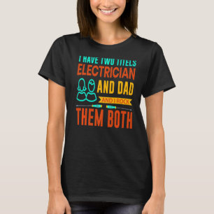 Camiseta Mens Electronics Pai E Eu Balanço Ambos Elétrica