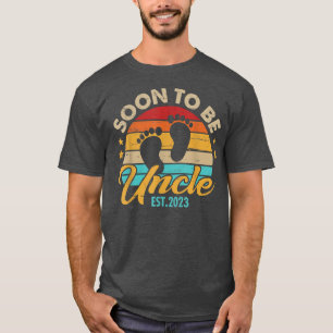 Camiseta Mens em breve será o Dia de os pais 2023 pela prim
