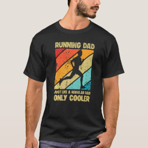 Camiseta Mens Em Execução Para Pai Masculino Maratona C