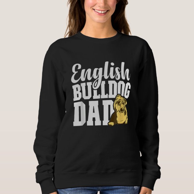 Camiseta Mens English Bulldog Dad Dog   English Bulldog Own (Frente)