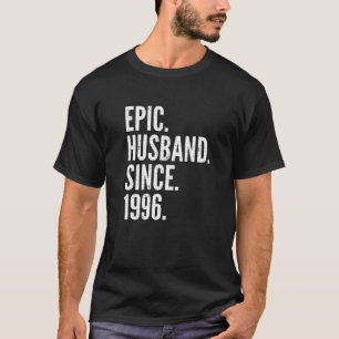 Camiseta Mens Engraçado 25 Casamento Aniversário Epic Husba