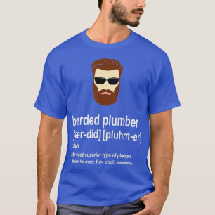 Camiseta Mens Engraçado Barba Marrom Presente para Homens