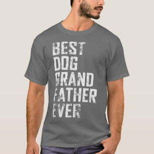 Camiseta Mens Engraçado Dia do Pai Melhor Cachorro Avô Algu